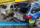 Bayern: Zwei Polizeifahrzeuge bei Kfz-Prüfstelle in Erlangen angezündet