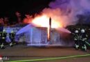 Nö: Brand bei Recycling-Firma im Industriezentrum Nö Süd in Laxenburg