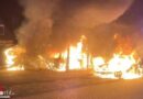 D: Carport und drei Pkw in Norderstedt in Vollbrand