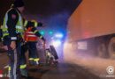 Oö: Entstehungsbrand an Lkw in Traun