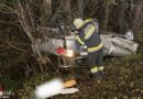 Ktn: Pkw auf Leitschiene ausgehebelt und überschlagen → Personenrettung in Paternion