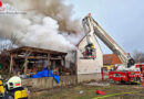 Nö: Ausgedehnter Wohnhausbrand in Möllersdorf / Traiskirchen → Familie kann sich noch retten