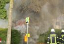 D: Vollbrand einer Gartensauna in Dinslaken