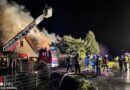 D: 80-Jährige bei Wohnhausbrand in Oyten leicht verletzt