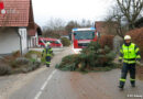 Oö: Sturmschaden – Baum über Straße