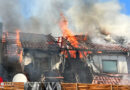 Stmk: Vollbrand Dachstuhlbrand an Wohnhaus in Gratwein → 5 Wehren im Einsatz