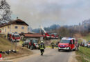 Oö: Brand auf abgelegenem Bauernhof in Königswiesen → 10 Feuerwehren im Einsatz