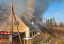 Stmk: Wohnhaus in Eibiswald wurde Raub der Flammen → 11 Wehren alarmiert