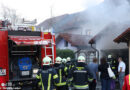 Oö: Brand in Reihenhaus-Garage in Wels-Neustadt