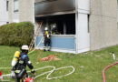 Bayern: Große Rauchsäule am Hochhaus durch Wohungsbrand in München