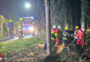 Stmk: Pkw kracht bei Lannach in Waldstück gegen Baum → zwei Verletzte