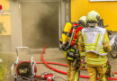 D: Rauchausbreitung bei Kellerfeuer in Plattenbau in Dresden