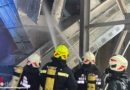 Bgld: Brand einer Förderanlage in Entsorgungsbetrieb in Wulkaprodersdorf