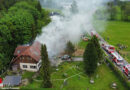 Oö: 12 Feuerwehren zu Wohnhausbrand in Niederwaldkirchen alarmiert