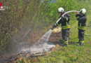 Oö: Zug verursacht kleinen Böschungsbrand in Bad Ischl