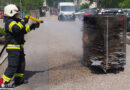 Oö: Zwei Verletzte bei Brand in Druckerei in Mauerkirchen