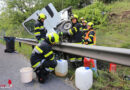 Stmk: Fahrzeug überschlägt sich von S 36 bei Knittelfeld in die Wiese