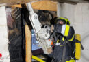 Ktn: Hunderettung bei Zwischenwandbrand in altem Bauernhaus in Villach