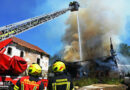 Oö: Leerstehendes Bauernhaus in St. Florian am Inn durch Feuer vernichtet