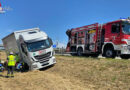 Nö: Lkw schleudert nach Reifenblockade bei Wr. Neudorf von der Autobahn