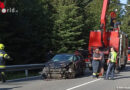 Stmk: Pkw kommt von der B69 ab – Bergung durch die Feuerwehr