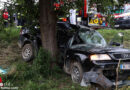 Oö: Ein Todesopfer bei Pkw-Anprall an Obstbaum in Eggendorf im Traunkreis