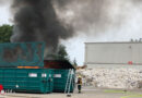 Oö: Brand gefährlicher Stoffe in einem Container in Pinsdorf