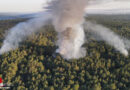 D: Großer Waldbrand in Berlin → auch Sprengplatz Grunewald betroffen, zahlreiche Explosionen, Sperrzone errichtet