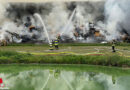 D: Großbrand eines Heulagers (100 x 30 m) in Haßmoor