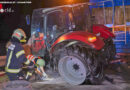 Oö: Traktorlenker prallte in Unterweitersdorf gegen Leitschiene