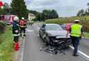 Oö: Unfall mit zwei Fahrzeugen bei Abbiegemanöver