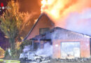 D: Carport-Feuer in Beckdorf erfasst Wohngebäude → Haus trotz Großeinsatzes nicht mehr bewohnbar