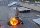 Nö: Feuer am Dach eines Gewerbebetriebes in Hainfeld