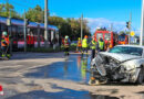 Oö: Pkw nach Kollision mit Straßenbahn in Hart (Leonding) weggeschleudert