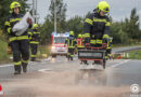 Oö: Feuerwehren Pasching und Traun binden längere Ölspur auf B 1 und B 139