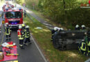 D: Personenrettung aus Pkw in Seitenlage auf der B 75 bei Wümmetal (Scheeßel) und BMA