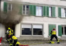 Schweiz: Feuer in Wohnung eines Mehrfamilienhauses in Herisau