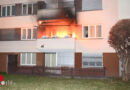 Schweiz: Nächtliches Balkonfeuer bei Mehrfamilienhaus in Sargans