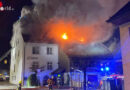 Schweiz: Schwieriger Einsatz bei Feuer in historischem Gebäude (ehemaliges Restaurant „Löwen“) in Erlinsbach → ein Todesopfer