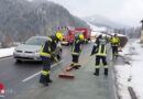 Oö: 500 m lange Ölspur beschäftigt Feuerwehr in Großraming