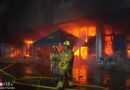 D: Tedi-Markt in Hannover in Flammen