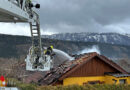 Stmk: Gartenhausbrand in Kleingartensiedlung in Liezen