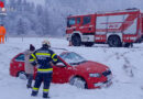 Stmk: Schnee sorgt für Feuerwehreinsätze auf Verkehrswegen im Bezirk Liezen