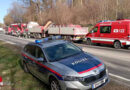 Bgld: Technisches Gebrechen an Lkw-Hängerzug in Pinkafeld