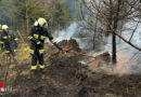 Nö: 12 Feuerwehren bei Waldbrand bei Karlstetten im Einsatz