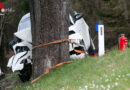 Vbg: Pkw kracht gegen Baum → eine Tote in Dornbirn