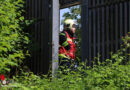 Oö: Kleinbrand an der Westbahnstrecke in Wels