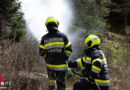 Stmk: Übungsthema „Unfall löst Waldbrand aus“ in Neuberg an der Mürz