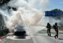 D: Fahrzeugbrand auf der BAB 40 bei Bochum