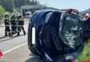 Ktn: Zwei Kinder bei Pkw-Unfall auf der A10 verletzt